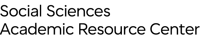 Mobile Wordmark for the Social Sciences Academic Resource Center